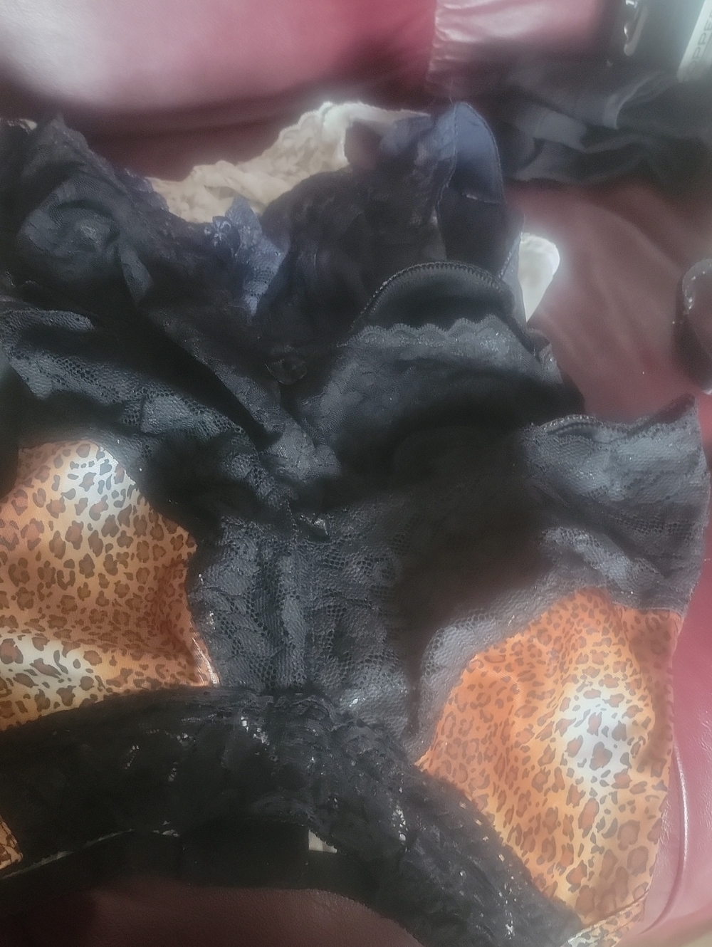 Sheer Shapewear Women's Bras Lot Of 4. Large